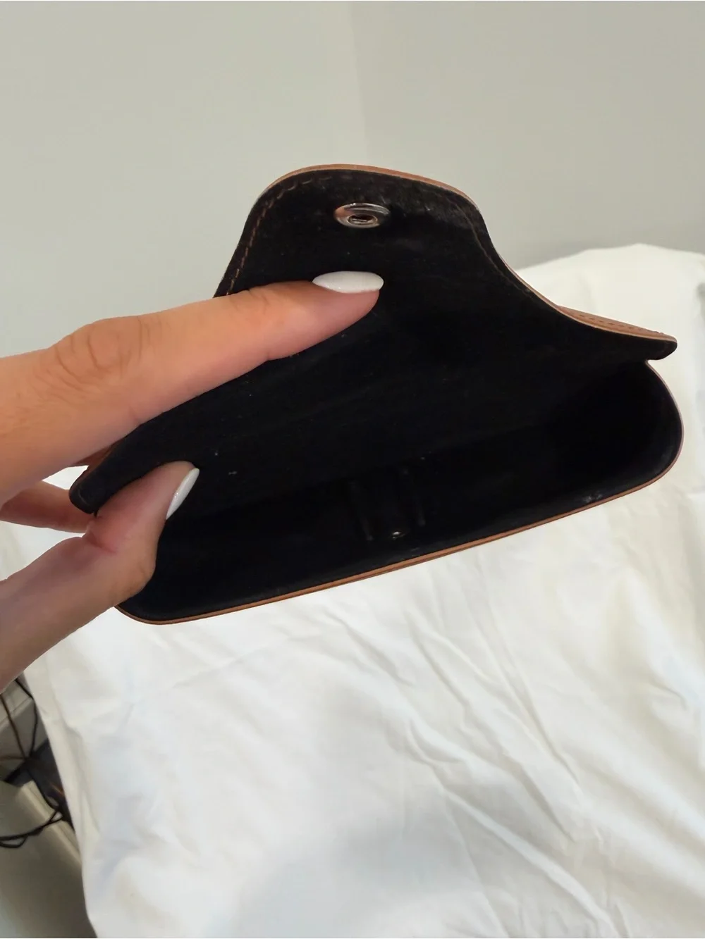 Ray-Ban Brown Leather Sunglasses Case - Men's Accessory